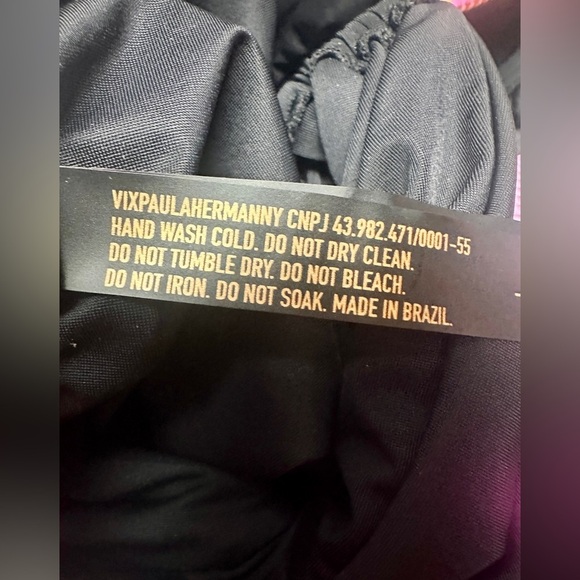 VIX ZAILA Solid Brazilian One-Piece Size Large NWT sexy, strapy bathing suit - Picture 8 of 8